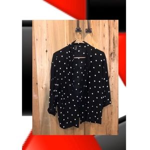 Polka Dot Button Down